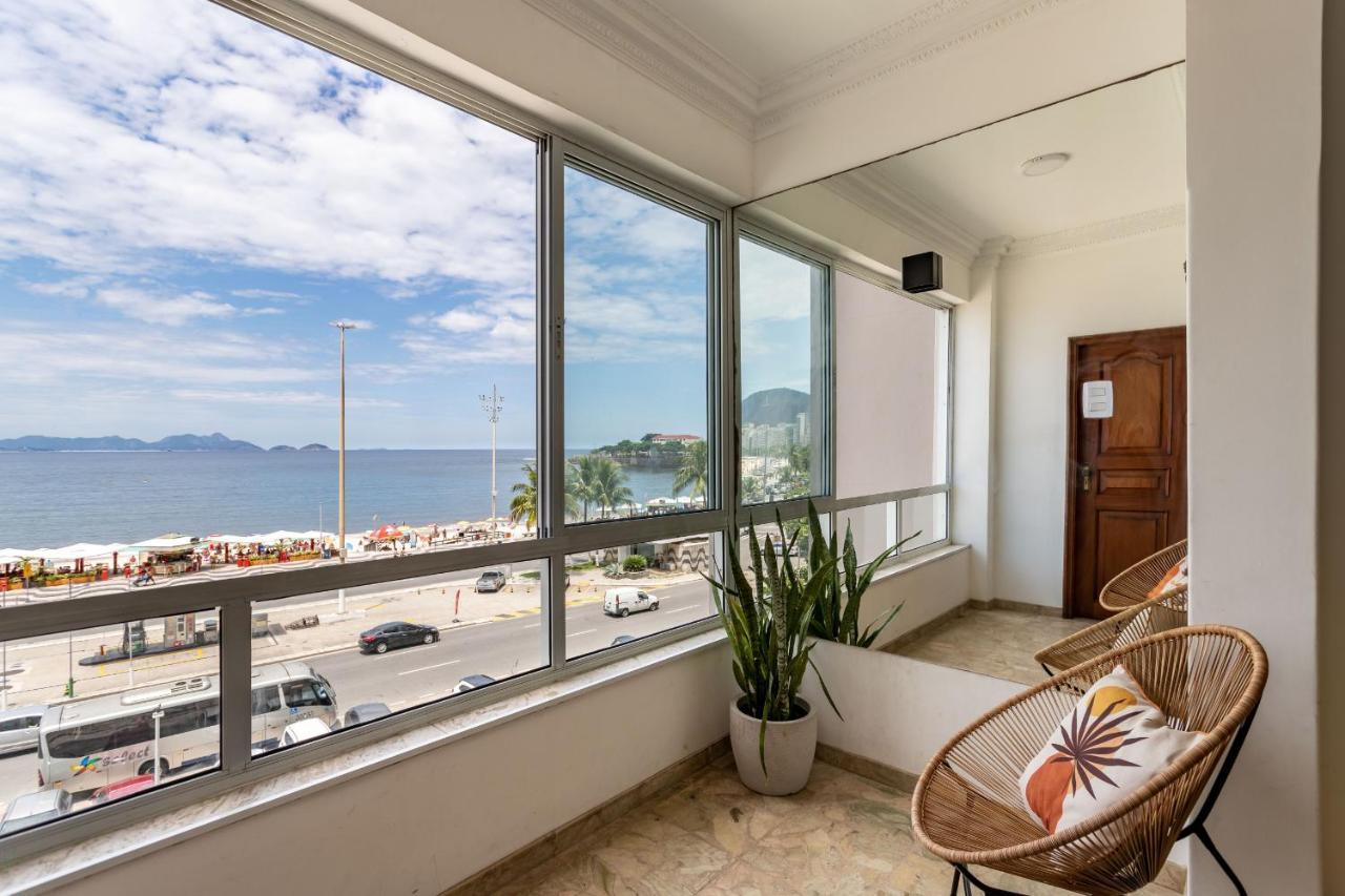 Апартаменты Sofisticado Em Copacabana - Vista Para Praia - A403 Z3 Рио-де-Жанейро Экстерьер фото